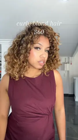 I love my New Hair #curlyhair #curlygirl #360 #blondehair 