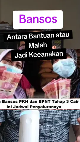 bansos antara keenakan kebutuhan atau ketergantungan #bansos #danasosial 