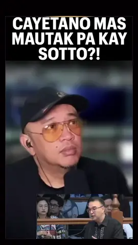 CAYETANO MAS MAUTAK PA KAY SOTTO?!