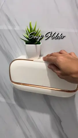 Wall-mounted soap holder💫 Perfect sa bathroom and kitchen..Keep soap dry and prevent water accumulation 💞✨ #soapholder #aestheticsoapholder #aesthetic #bathroomholder #kitchenholder #holder 