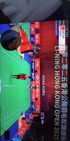Perjuangan yang sangat luar biasa Alwi Farhan . Lolos ke perempat final Hongkong open setelah mampu mengalahkan weng hong yang China #tiktoklive #badminton #livehighlights #hongkongopen2025 