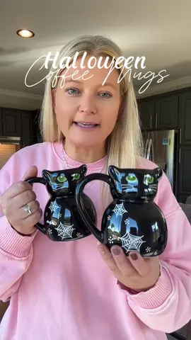 The black cat is definitely my favorite!  But I am ordering the vampires for the kids.   #coffeemugs #halloweenmug #halloweencup #halloweendecor #tiktokshopcreatorpicks @QVC, Inc 