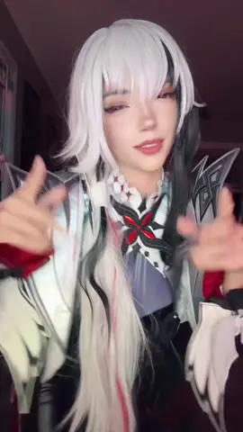 Replying to @Kim Hyunh Yippeee here you go! Thank you all for the love! I like the tiktok update where I can schedule times for posts, now I can sleep in!! 😛 #GenshinImpact #cosplay #arlecchino #genshincosplay #xyzbca 