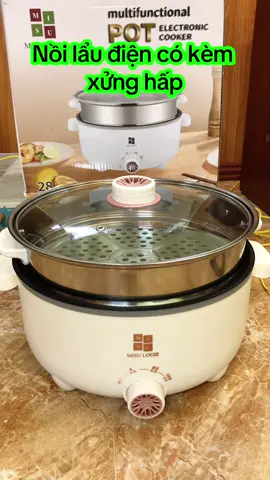 Nồi lẩu điện có kèm vi hấp Misu Louis #nồi_lẩu_đa_năng @chienss_vu_review 