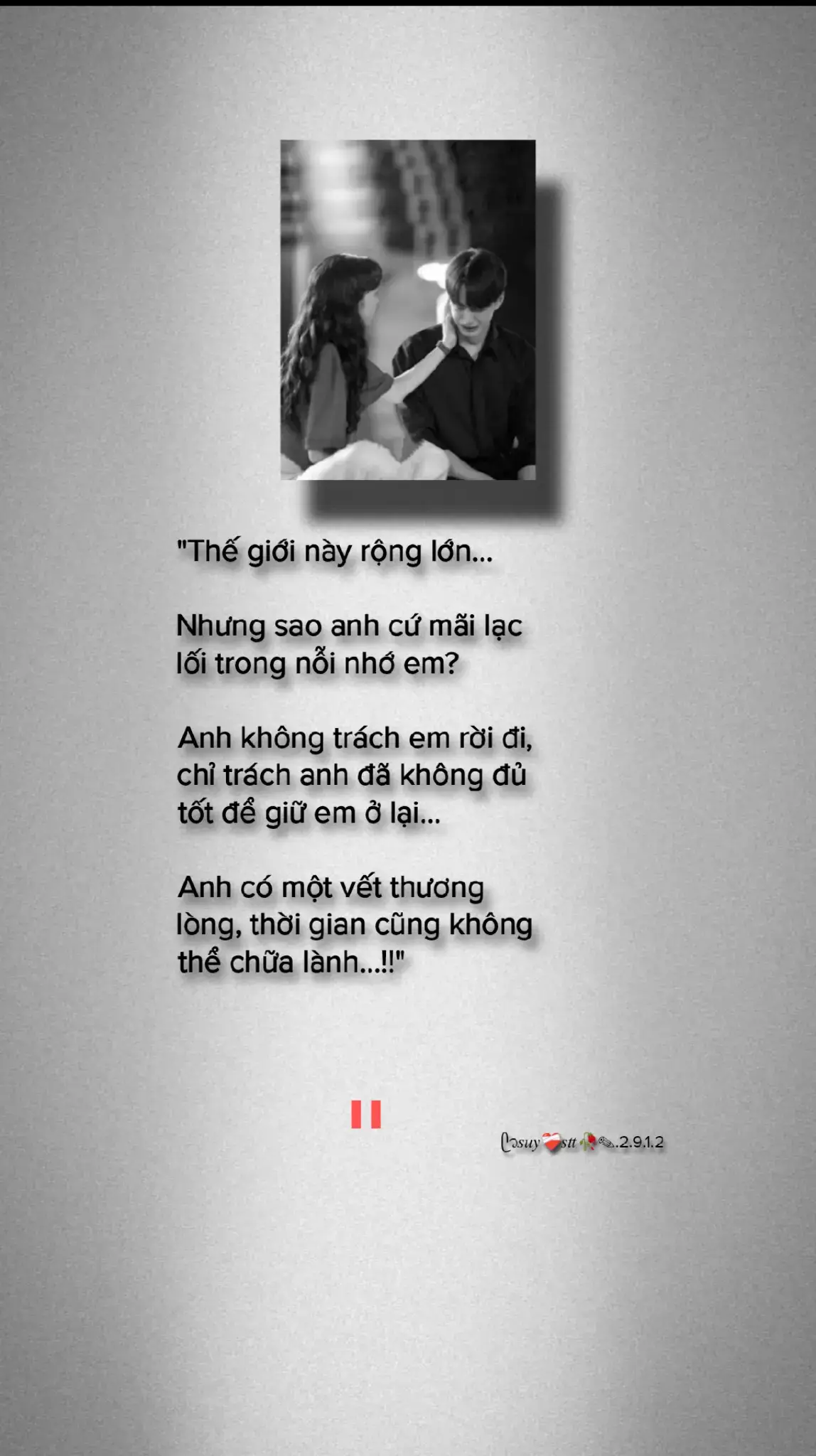 vì thế giới này rộng lớn quá, anh tìm mãi cũng không thấy em. #tamtrang #tinhyeu #story 