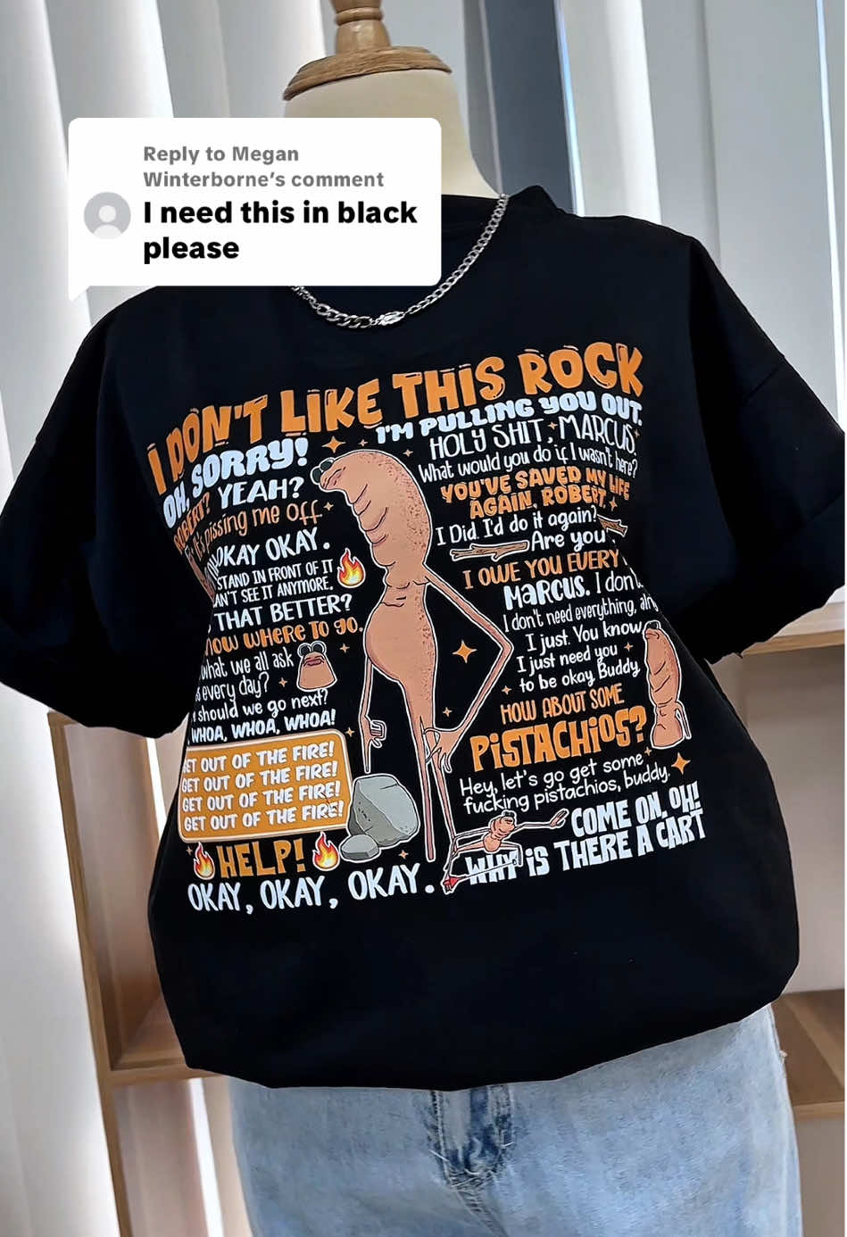 Replying to @Megan Winterborne Marcus in black for you 🫶🖤🪨🤘 #marcus #marcusvrchat #idontlikethisrock #marcusmemes #quotesoftheday 