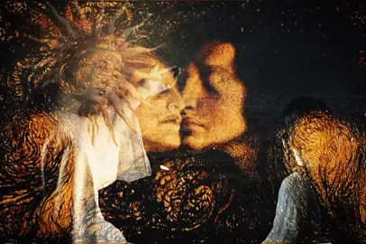 Sun & Moon lovers  #lovers #artwork #sun #moon #fyp 