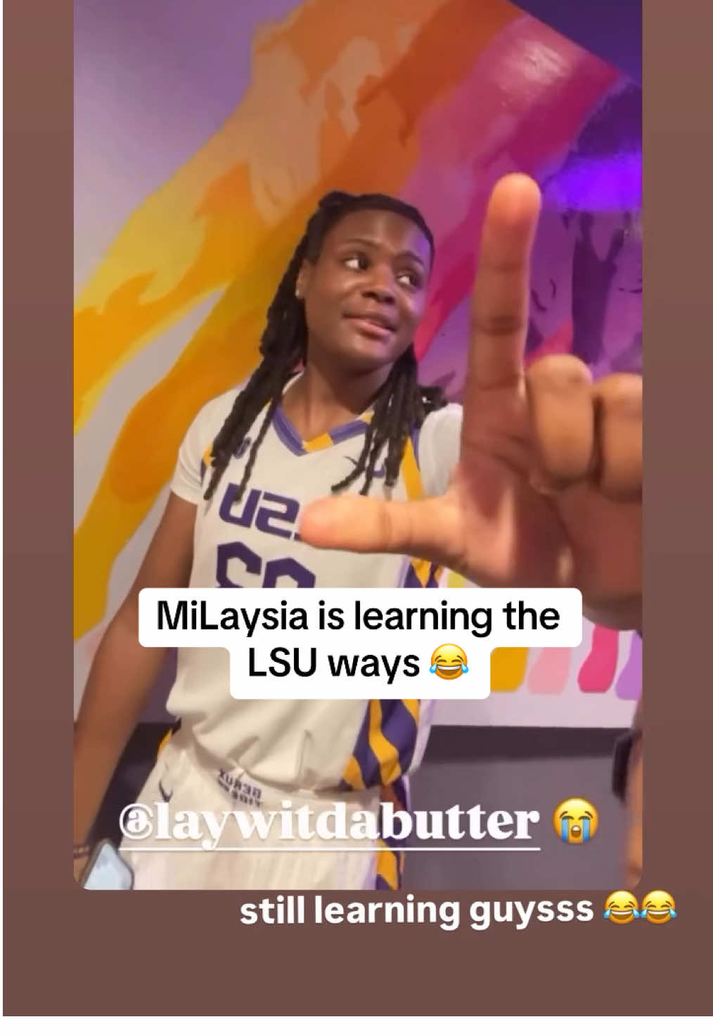 First #LSU media day in the books for MiLaysia Fulwiley 🐯 (via g.redus/IG) #espnsocial #wbb #basketball