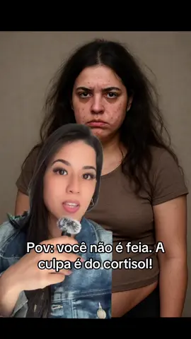 Você não é feia!! O cortisol que está acabando com você. Suplementa magnésio, boba. Vai cortar os efeitos dele e você volta a ser bonita #magnesio #nulle #cortisol #beleza #inchaço 