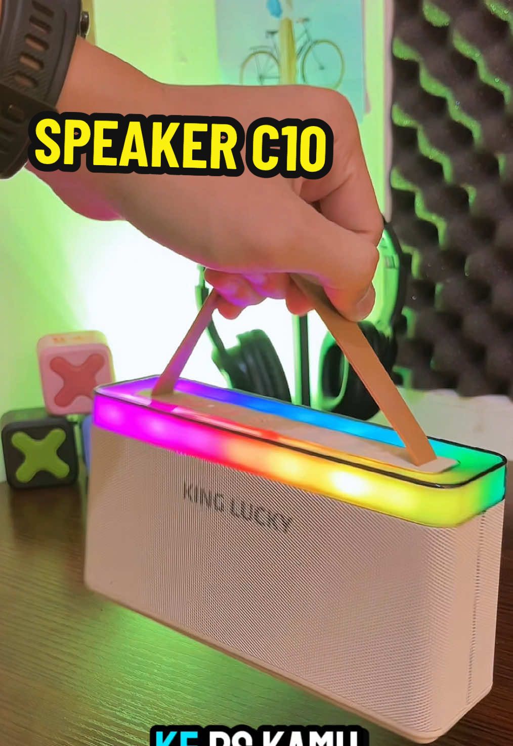 Speaker bisa sebagus ini ander 200ribuan#promoseruweekend #kinyo #kinglucky #speaker #speakerbluetooth 