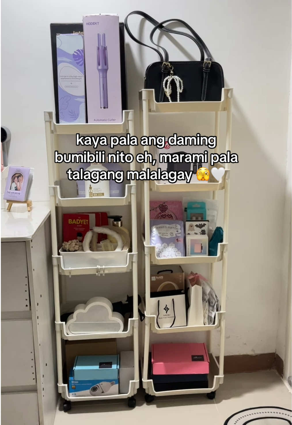 bibili pa 'ko ulit para sa mga grocery naman 🫶🏻 #storagerack #rackorganizer #5layerstoragerack 