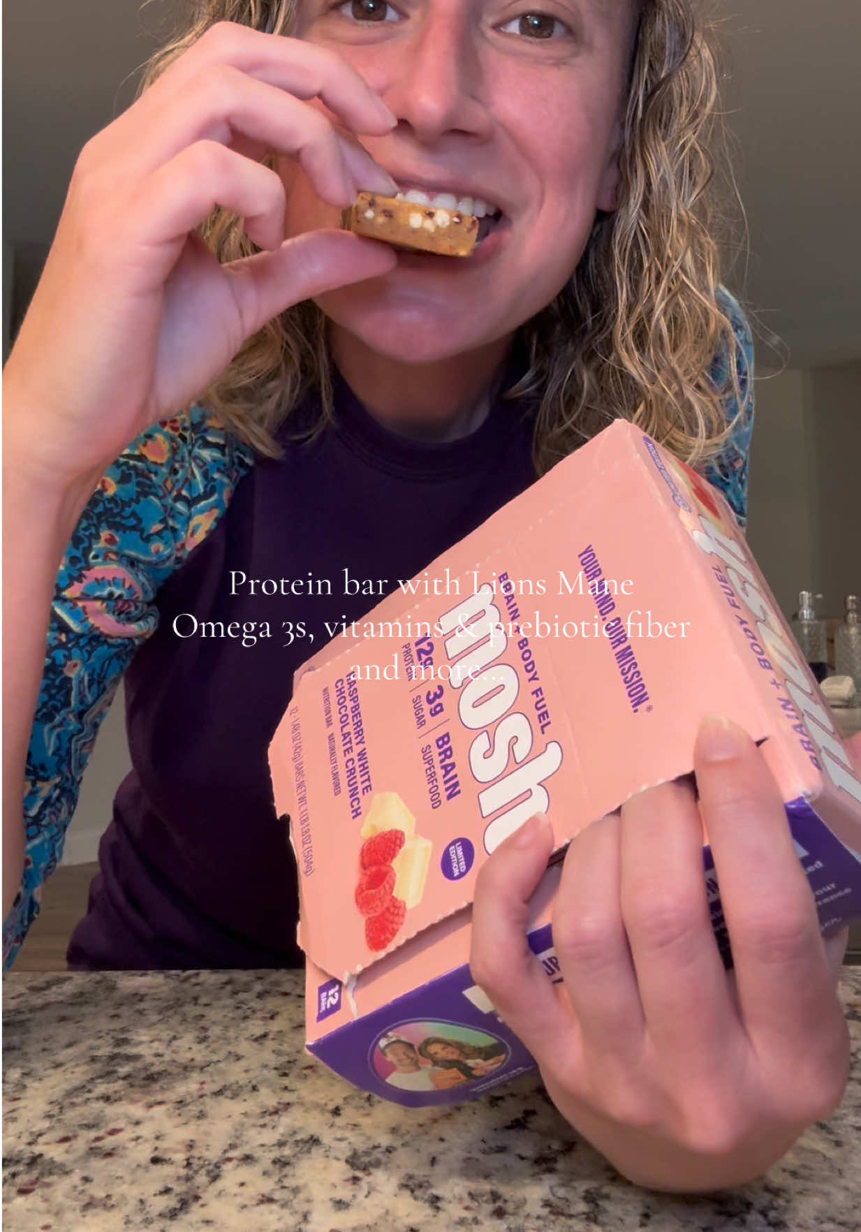 Mosh did its thaaaaaang #protein #proteinbar #proteinsnack #moshproteinbar 