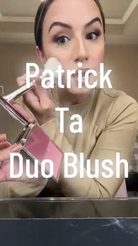 This blush has me in awe! 😲 I’ll update you in a year or so when I finally run out! @Patrick Ta Beauty #patricktabeauty #patricktablush #blush #tiktokshoprestock #makeuptok 