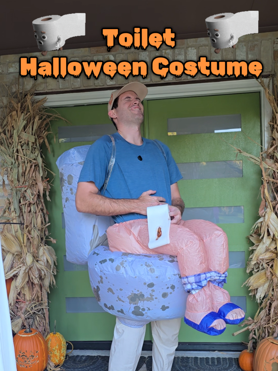 @Joyfy-US  🚽🧻💩#fyp #trickortreat #spookyseason #funnyhalloweencostume #halloweencostumes 