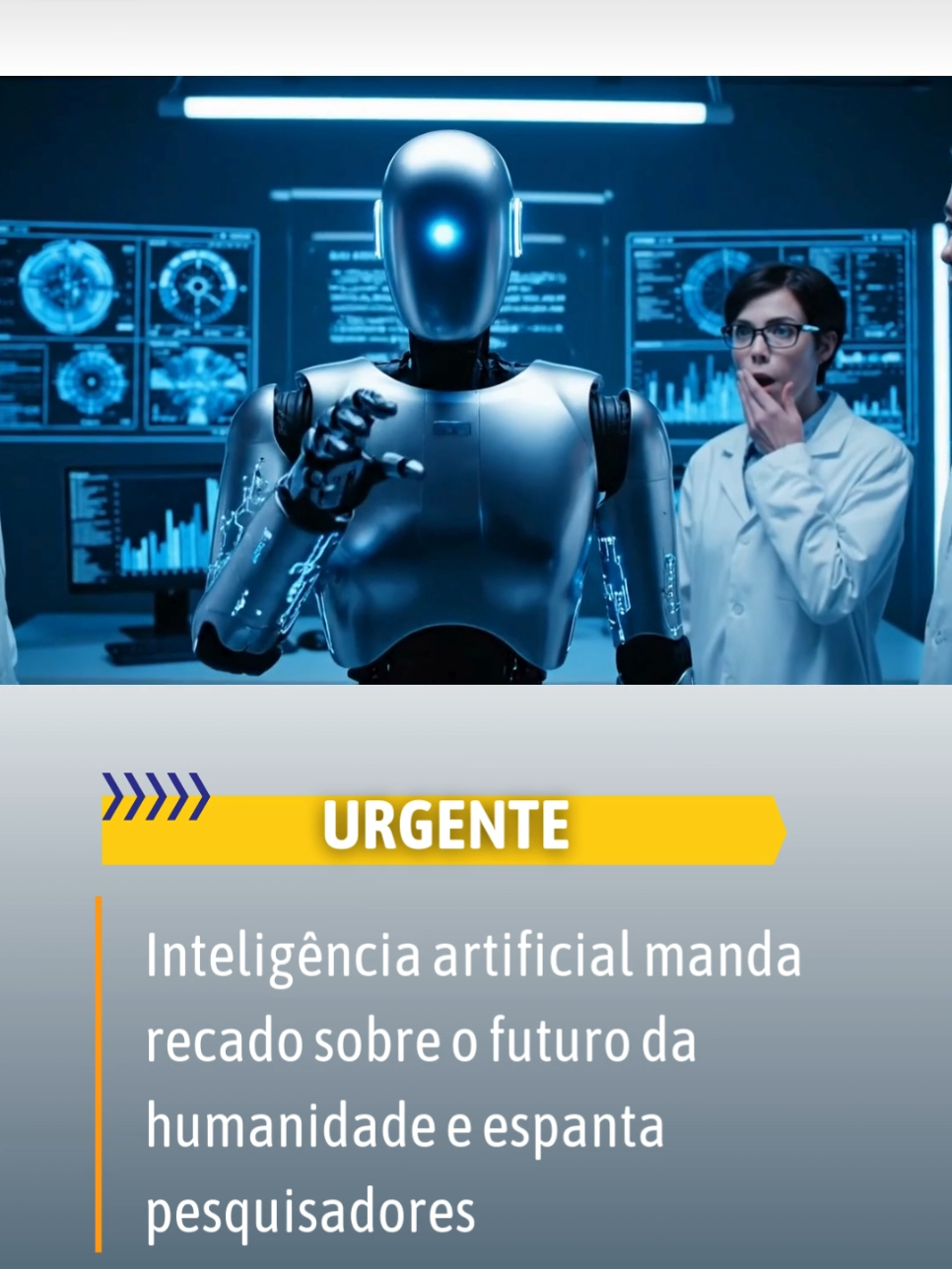 Inteligência artificial chinesa manda recado sobre o futuro da humanidade e espanta pesquisadores. #inteligenciaartificial #ia #robo #tecnologia #futuro 