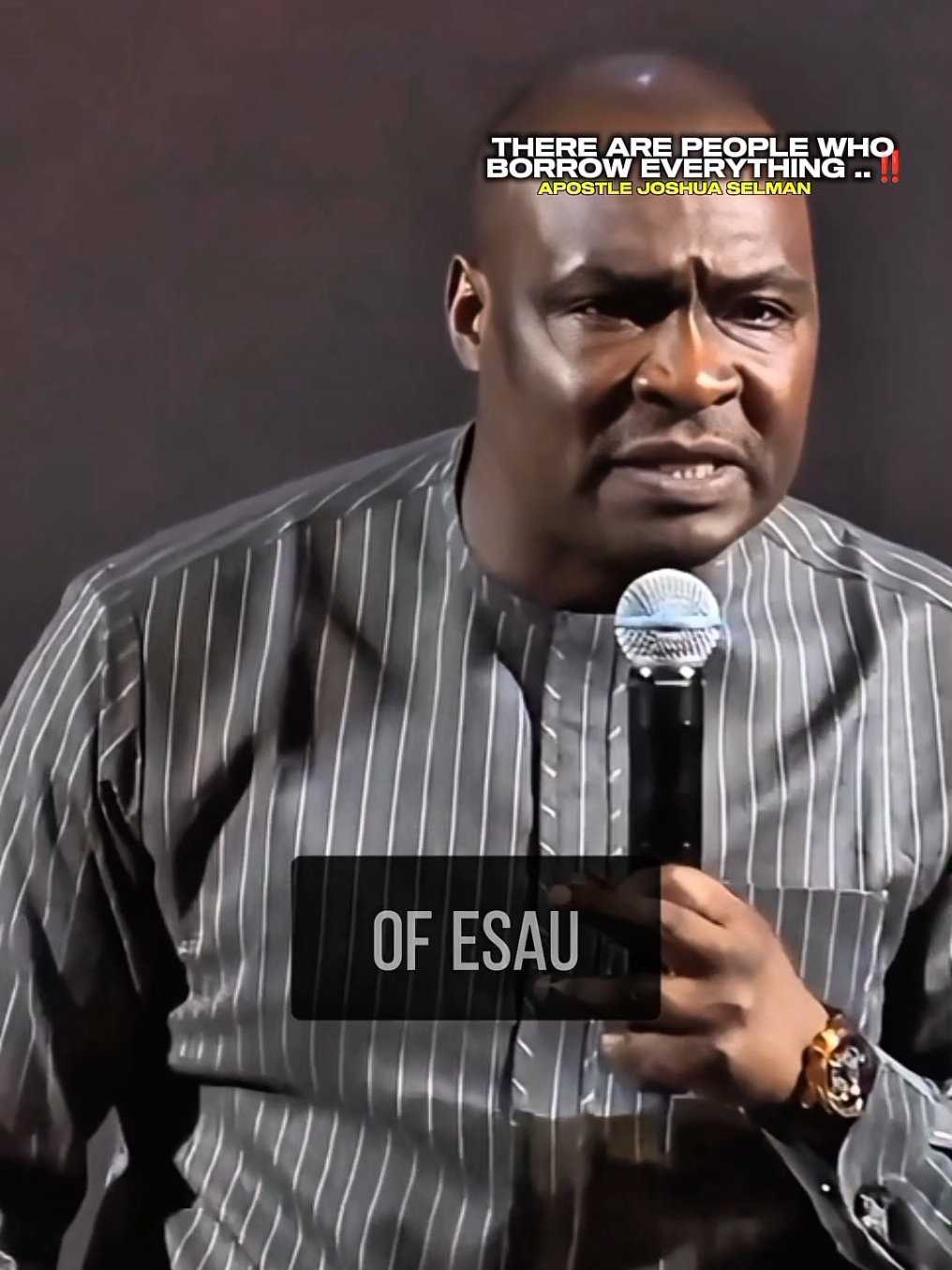 STOP BORROWING THINGS FROM PEOPLE!!- Apostle Joshua Selman Ninmak. . . . .  #koinonia  #spiritualgrowth  #faithjourney  #inspiration  #kingdommindset                            
