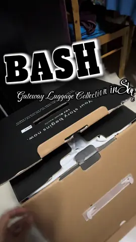 BASH gateway luggage collection in Slate @BASH Manila #7kghandcarryluggage #LIVEIncentiveProgram #LIVEwithlowfollowers #PaidPartnership 