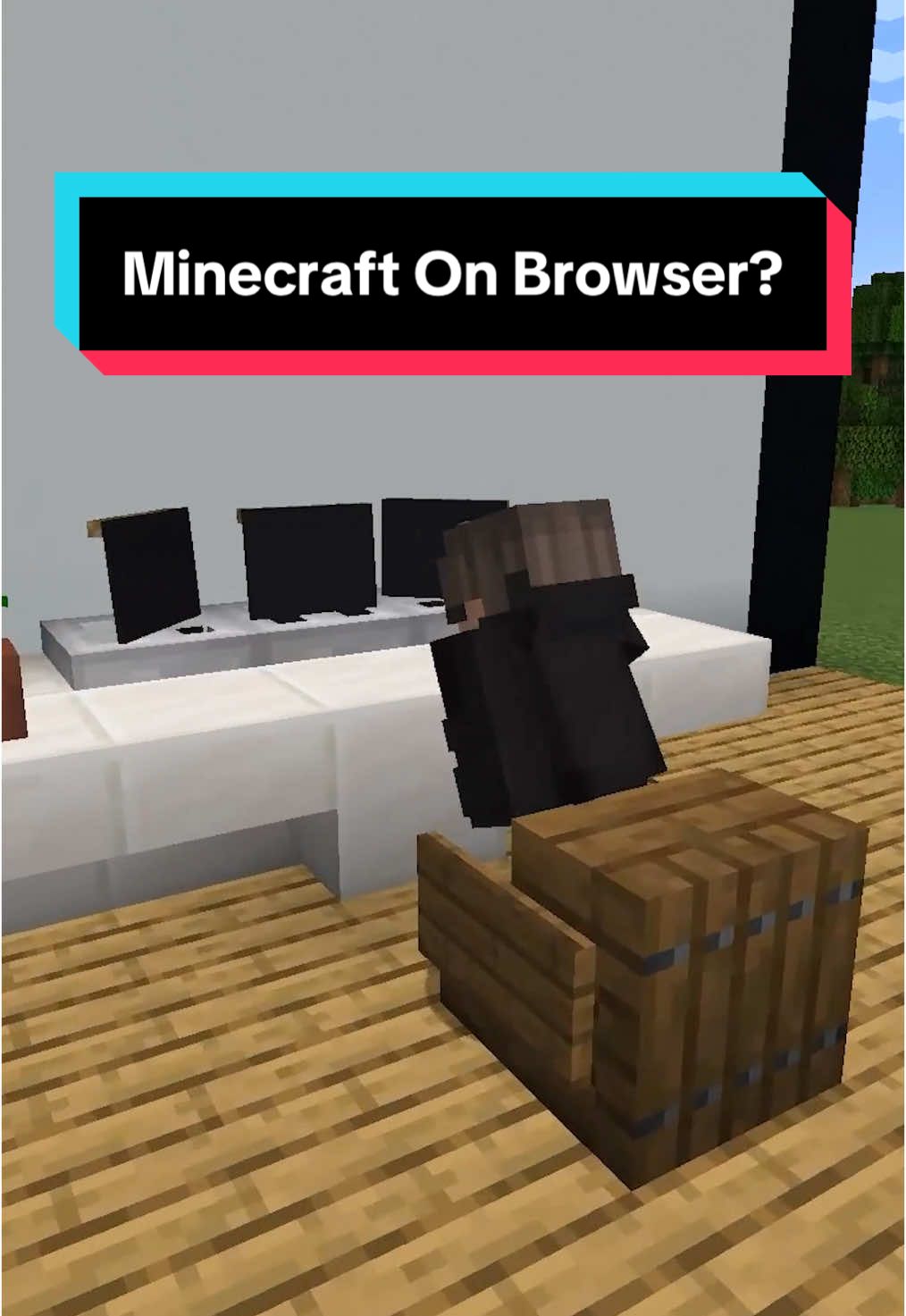 The ACTUAL Way to Play Minecraft on Your Browser! #Minecraft #fyp #minecrafter #minecrafttiktok #plaicraftpartner 