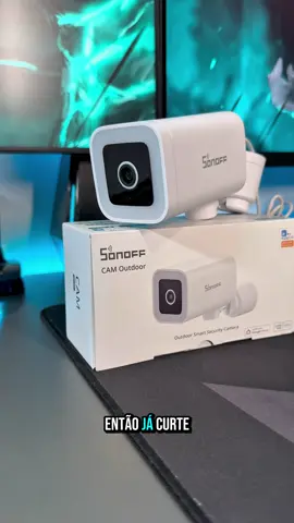 Curtiu a câmera externa da @SONOFF ? Link dela está na minha bio! #sonoff #camera #review #Tech #unboxing 