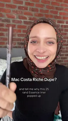 Do you know of any Mac Costa Riche dupes in SA? Asking for me 😅  @Gameema #maccostariche #redbrowneyepencil #makeupforgreeneyes #makeupforhazeleyes #makeupdupes 