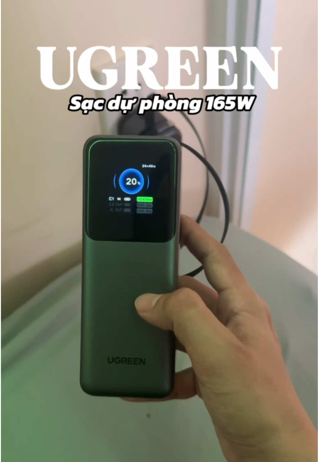 Phần 1707 | Sạc dự phòng lỏi pin Li-ion sạc nhanh 165W Ugreen #chiriviu94 #review #ugreen #sacduphong #phukiendienthoai 