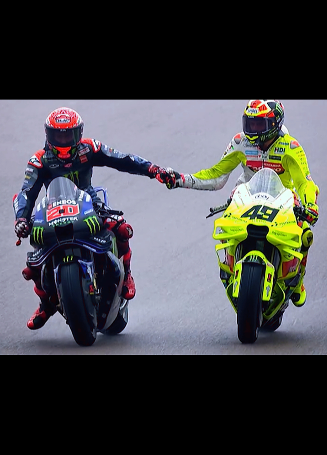 through the storm, whatever the weather Misano San Marino countdown 🍾 😈 #fyp #motogp #raceweek  #yamahamotogp #fabioquartararo20 