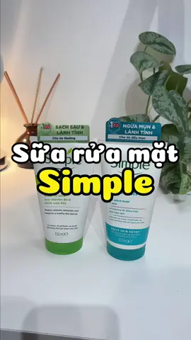 Da dầu mụn chọn xanh dương, còn da khô da thường chọn xanh lá nha #suaruamat #suaruamatsimple #suaruamatdadaumun #suaruamatdakho #annieriviu 