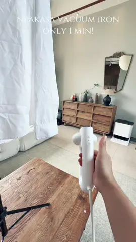 🔥 **NEAKASA MAGIC1 VACUUM STEAMER**   @neakasa.tech   Pajamas to pro look in 1 min? 💻   → Steam & sip coffee simultaneously   → Safe on yoga pants (nylon/spandex)   → Zero space in studio apartments   **Better than iron, Even Easier than steamer**   #MAGIC15   #NeakasaMagic1 #WFHEssentials #HomeOfficeStyle #ZoomReady #PodcastOutfit #PortableSteamer #WorkFromHome 