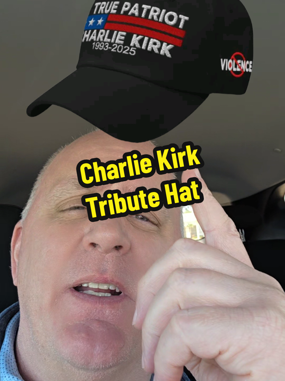 Charlie Kirk Tribute Hat,