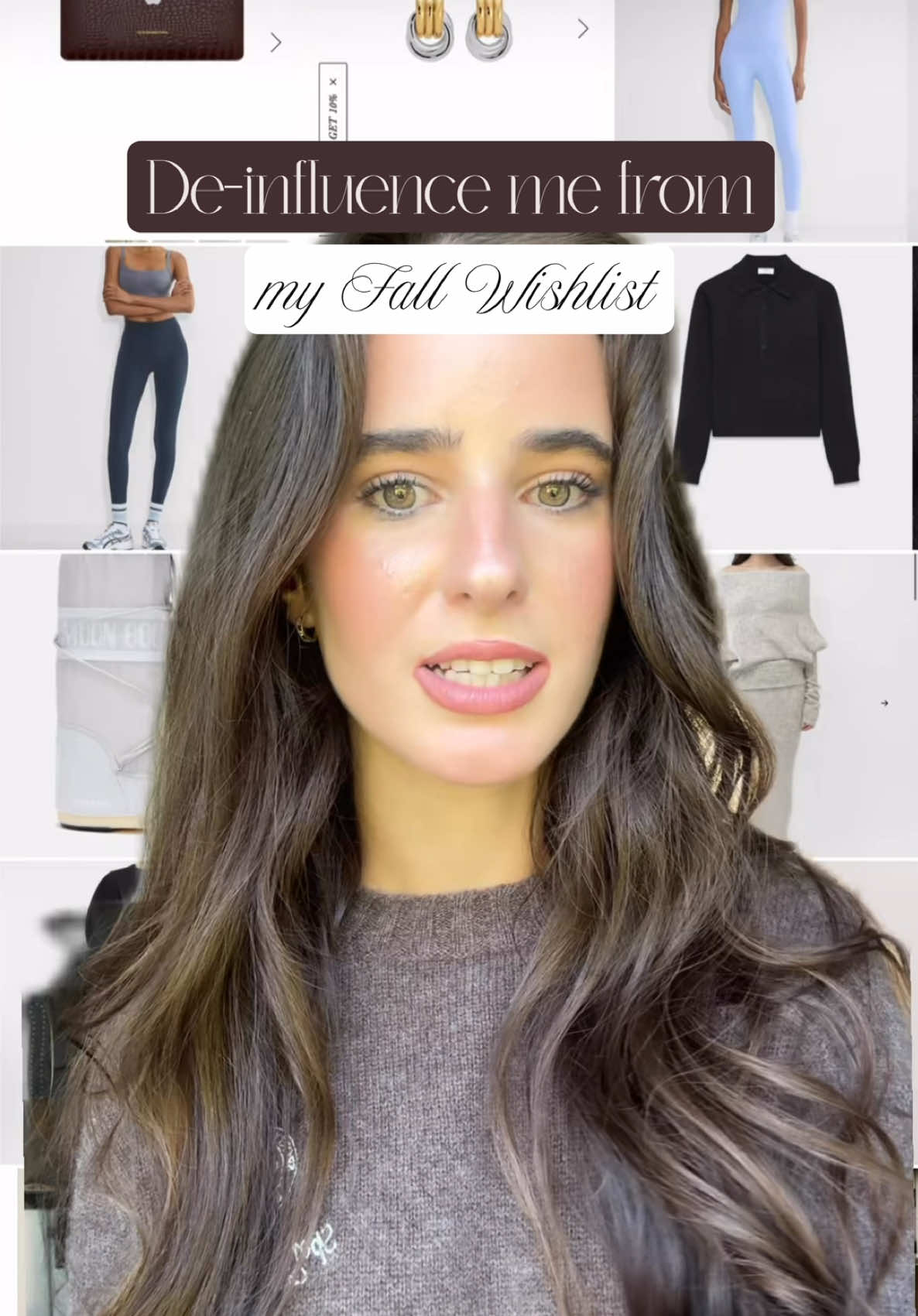 De-influence me pls🫶🏻it def won’t work but it’s the thought that counts #fallwishlist #deinfluenceme #falltrends @Heaven Mayhem @ARAKII @moonboot @Sporty and Rich 