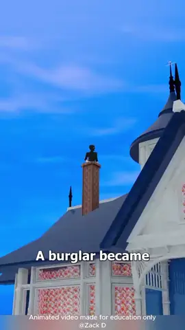 How man stuck in chimney #foryou #zackdfilms #zack #animation #usa 