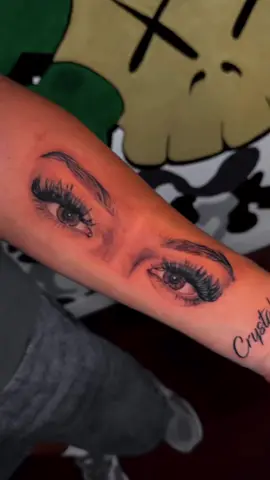 My wife’s eyes done by the best! 🔥😍@⚡️Hector “RAYO” Torres⚡️ #poresosojos #tattoo #fyp @Fuerza Regida @JOP @Crystal 