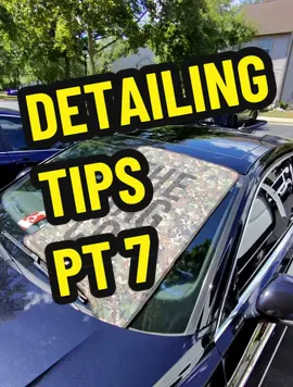 DETAILING TIPS PT 7 Using the slim dryer drying towel from the Rag Company to block off sun while cleaning interior windows.  This is an amazing multi use towel! We all know how tough it can be to clean interior windows in direct sunlight!!  #detailing #detailtips #shop #fyp #fy 