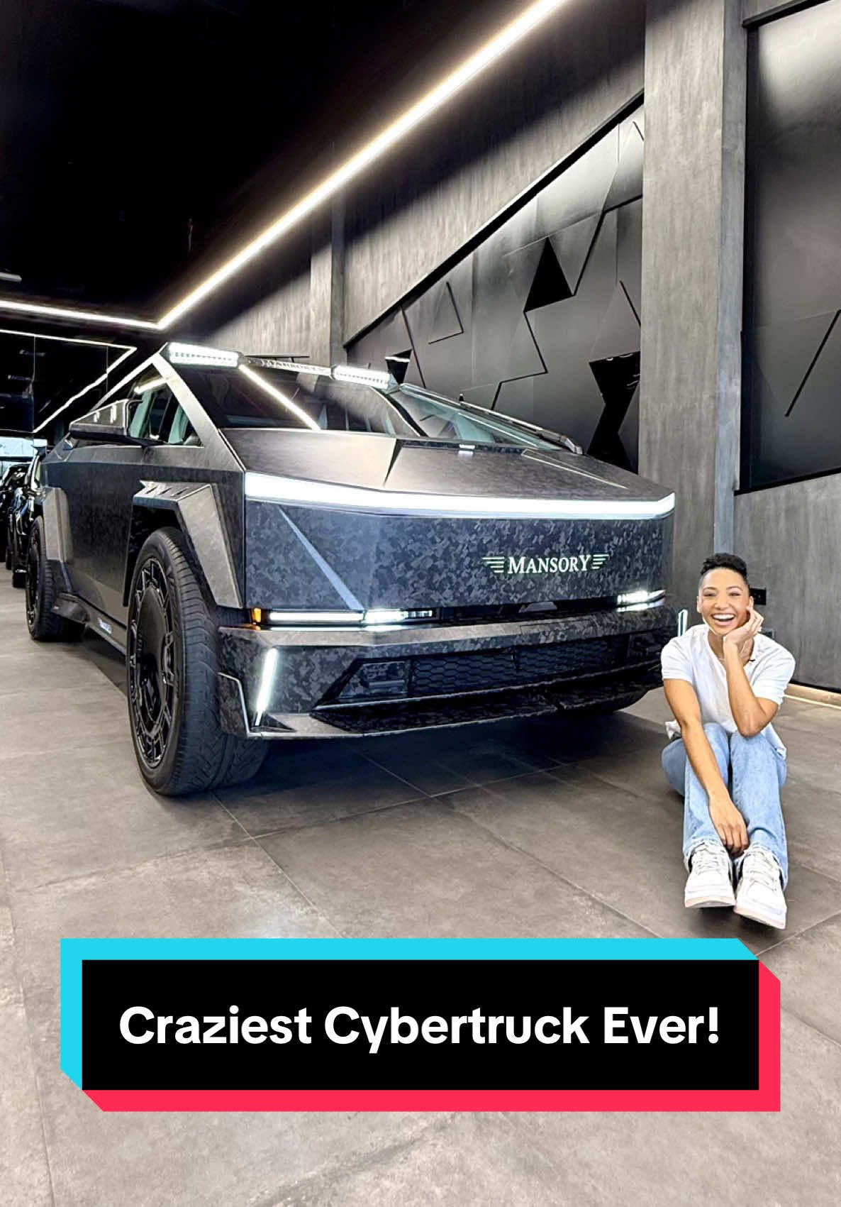 Custom Crazy Cybertruck!  . . . #luxury #car #cybertruck #tesla #supercars 