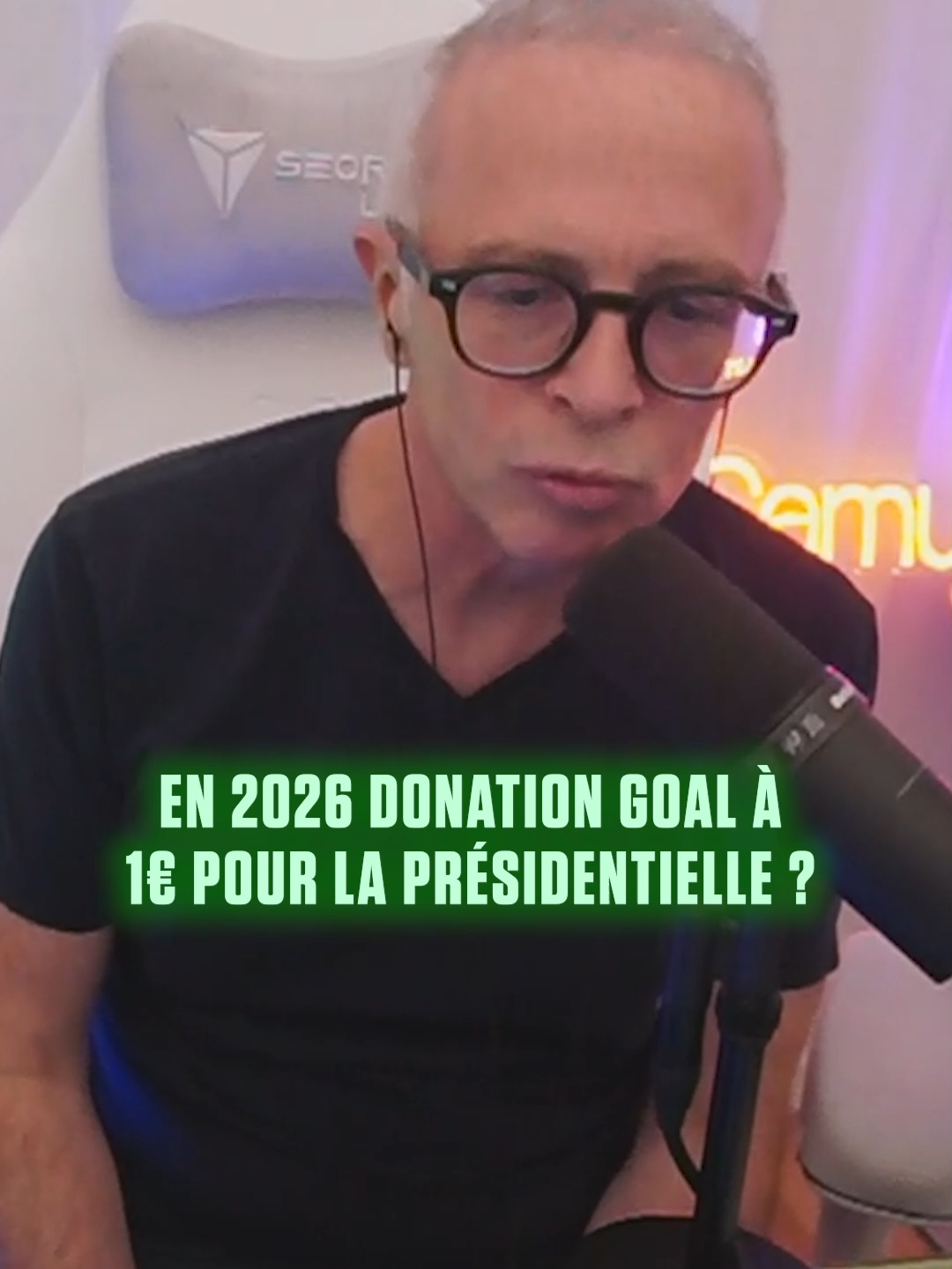 Cette année on aura pas réussi à passer le million pour le donation goal Sam Président mais peut-être que l'année prochaine il sera à 1€ (ou pas) #zevent #president #humour #samueletienne #politique