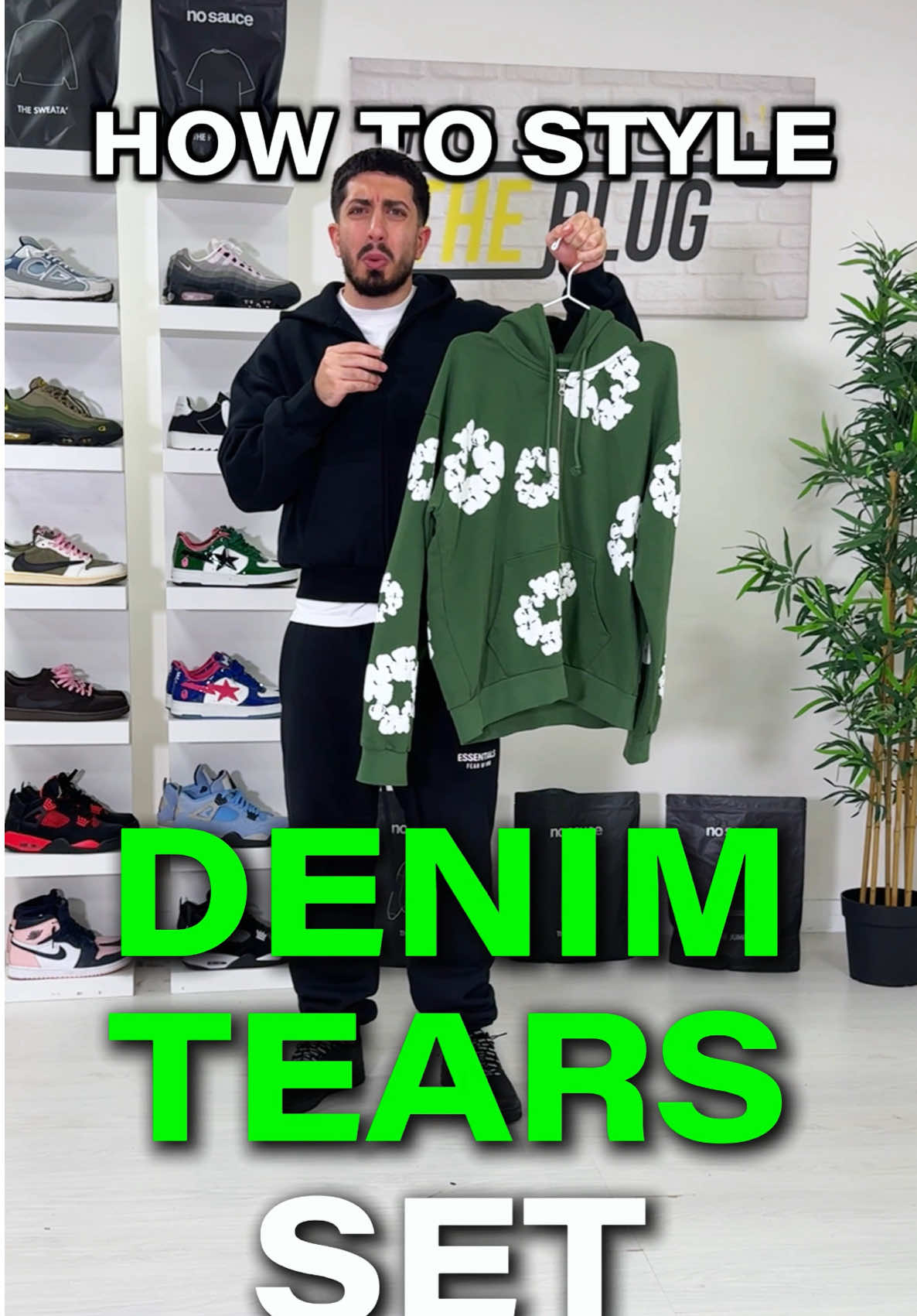 Go down a size on denim tears!!