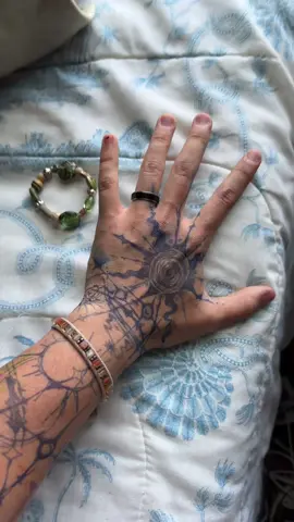 drawing on myself instead of doing classwork ❤️