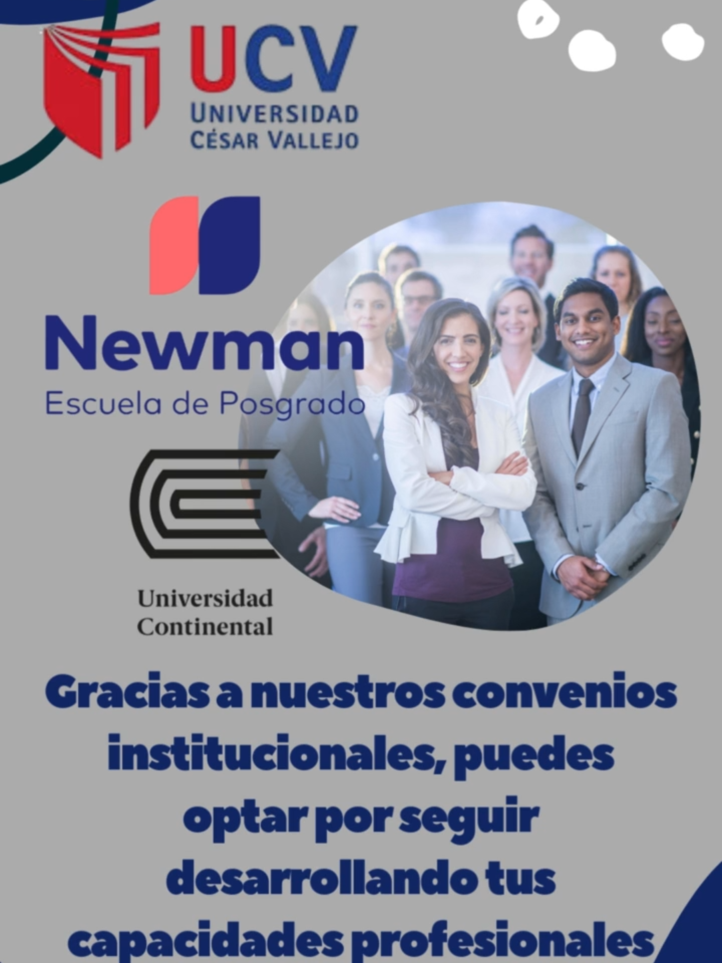 Continua tu formación profesional, pre y posgrado con costos preferenciales para nuestros afiliados. @ucv_peru @ucontinental https://www.epnewman.edu.pe/ @ministeriopublico_ #fiscalía @seguidoresgratistiktok24