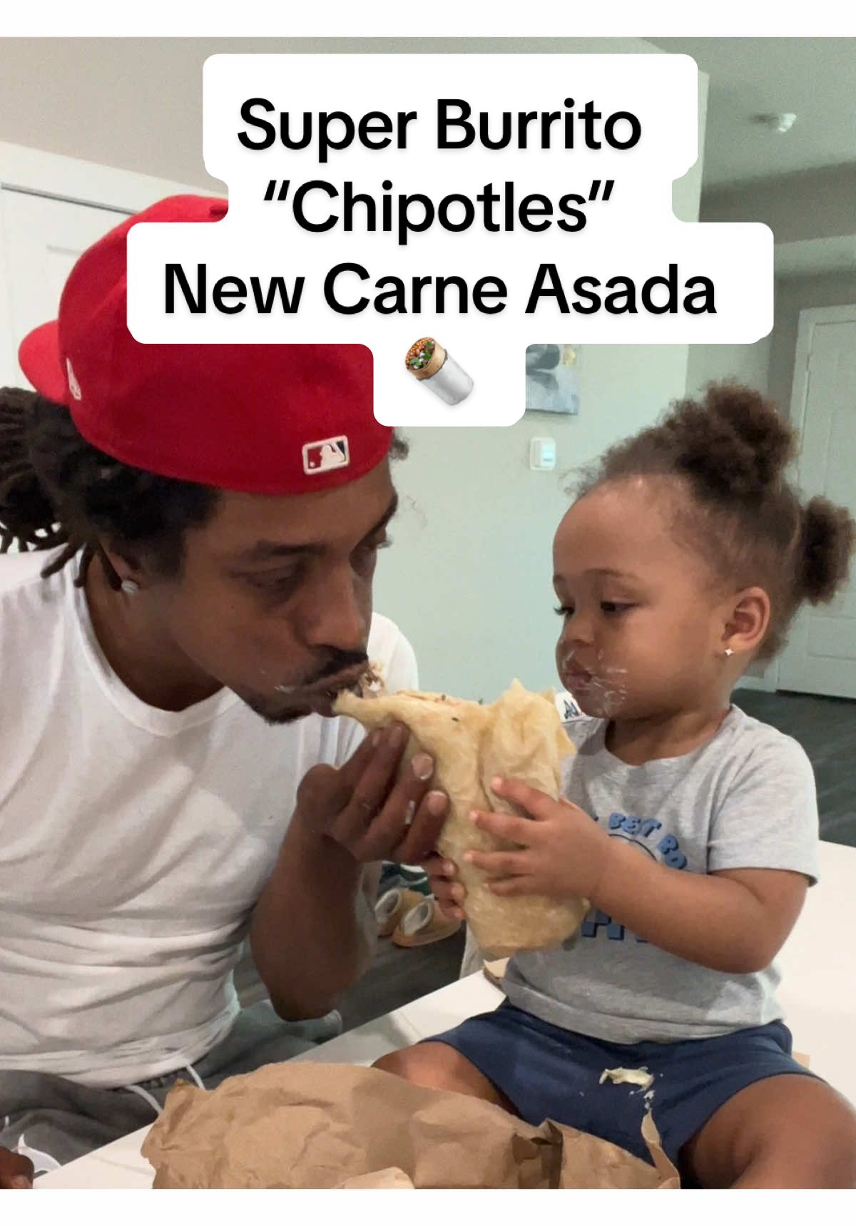 Super Burrito with New Carne Asada at Chipotle 🌯 🤔 #chipotle #mukbang #fyp #foodies #bigburrito 