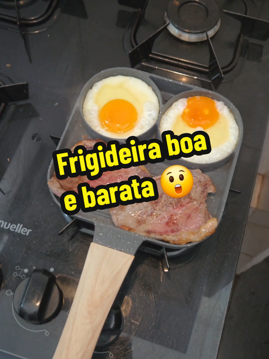 Frigideira boa, prática e barata 😲 #dicas_utilidades #itensdecozinha #utensiliosdecozinha #frigideira  #panelas  Frigideira teflon. Frigideira. Frigideira antiaderente.