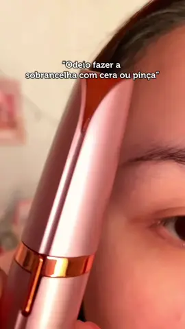 Caneta depiladora TOTALMENTE INDOLOR 😱😍 comenta “quero” que te envio o link #beleza #fyp #sobrancelhas #viral #shopee 