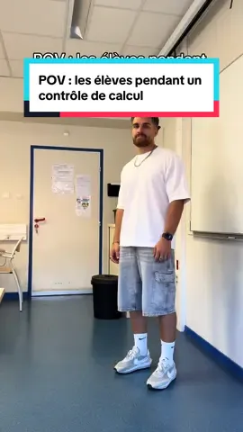 Alors t’es bon en calculs ou pas ? 😂  #prof #professeur #eleve #lycee #humour 