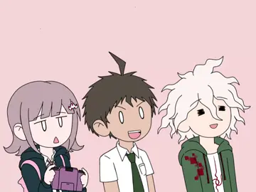 triple baka #danganronpa #danganronpa2 #hajimehinata #chiakinanami #nagitokomaeda 
