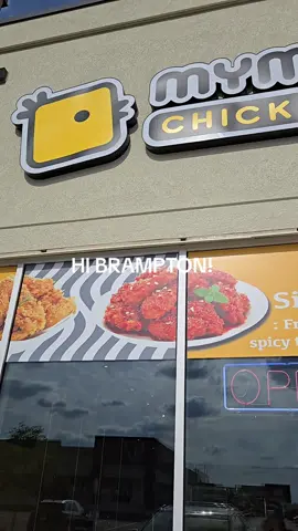 Brampton, we are in you 😎 Come check us out during our soft opening at 6131 Mayfield Rd!! ✨️Stay tuned for grand opening details~ Hours: 11AM - 9PM #bramptoneats #mymychicken #bramptonrestaurants #mymychickenbrampton #koreanfood 