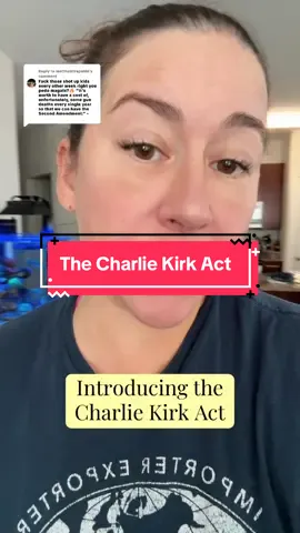 Replying to @matthewtrapani6 much like Laken Riley became a catalyst for much needed Immigration Reform, I expect Charlie Kirk will become a catalyst for much needed G^n Reform. RIIIIIIGHT????????? #charliekirk 