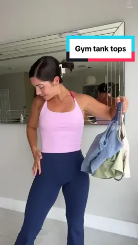 Tienes para casi toda la semana de entrenamiento! Estos tops para entrenar tienen muy buen soporte, el diseño es bello y los colores tambien!♥️ #gymtop #tanktop #gymfit #tiktokshoprestock #tiktokshopcreatorpicks 