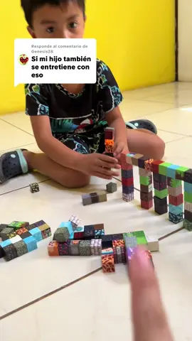 Respuesta a @Genesis28 si mi hijo le gusta jugar con ellos, ya los combino. #bloquesmagnéticos #magneticblocks #toysforkids #giftforkids 