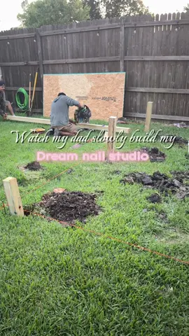 Can’t wait for him to finish the inside to move everything in🙏🏻🙏🏻🙂‍↕️ slowly but surely!! #LanguageLearning #arlingtonnails #arlingtonnailtech #nailstudio #nailshed 