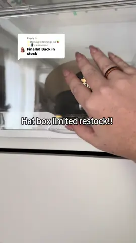 Replying to @✨Raisingwildthings_x3📚✨📲 if you have someone who wears hats daily, grab this hat box for them though thank you! #hatbox #baseballcap #men #giftforhim #giftformen @VTOPMART-TT 