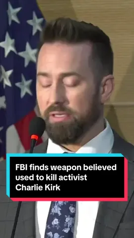 #FBI agents in #Utah have recovered what they believe to be the weapon used in the shooting of Charlie #Kirk on Wednesday. #news #politics 
